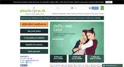 Desktop Screenshot of pisanieprac.sk