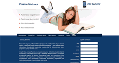 Desktop Screenshot of pisanieprac.net.pl