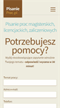Mobile Screenshot of pisanieprac.pl